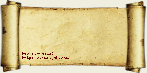 Omilj Poljaković vizit kartica